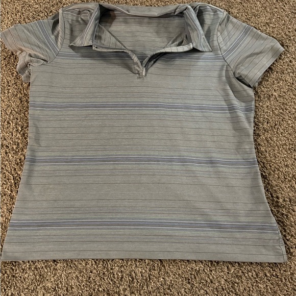 Nike Other - Nike Gray Striped Men's Short Sleeve Tee